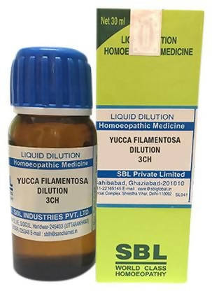 SBL Homeopathy Yucca Filamentosa Dilution::31481007734943