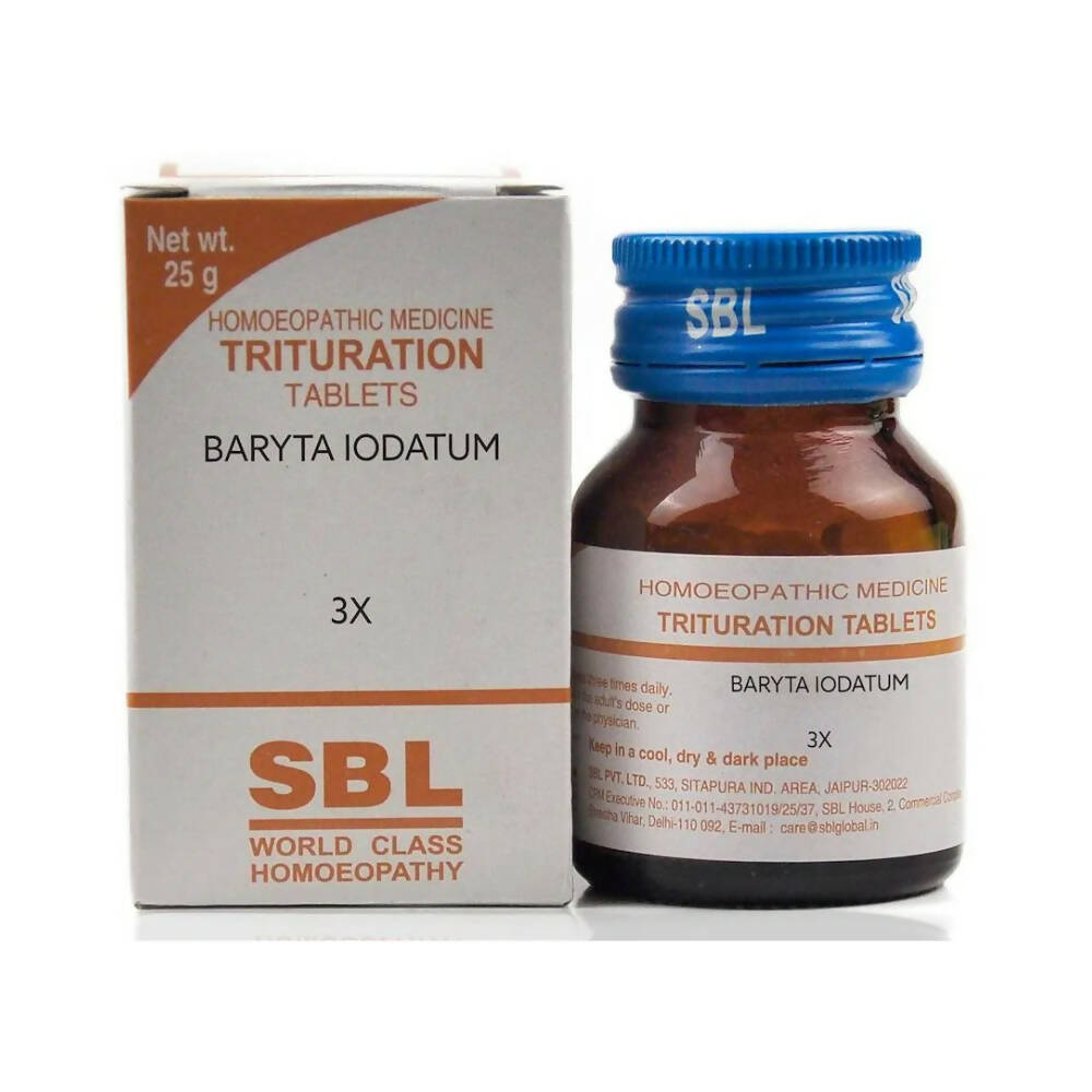 SBL Homeopathy Baryta Iodatum Trituration Tablets - Distacart::34866139168927