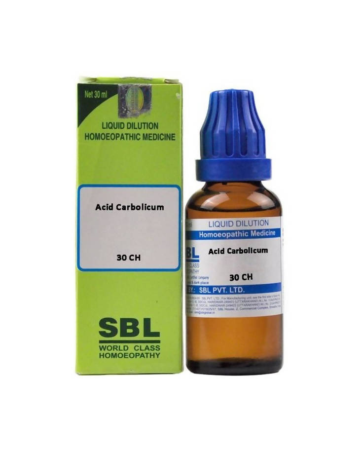 SBL Homeopathy Acid Carbolicum Dilution - Distacart::30303534383263