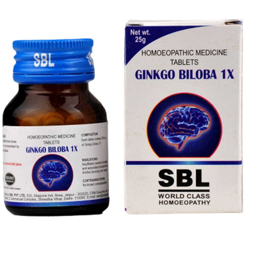 SBL Homeopathy Ginko Biloba Tablets - Distacart::28764945580191