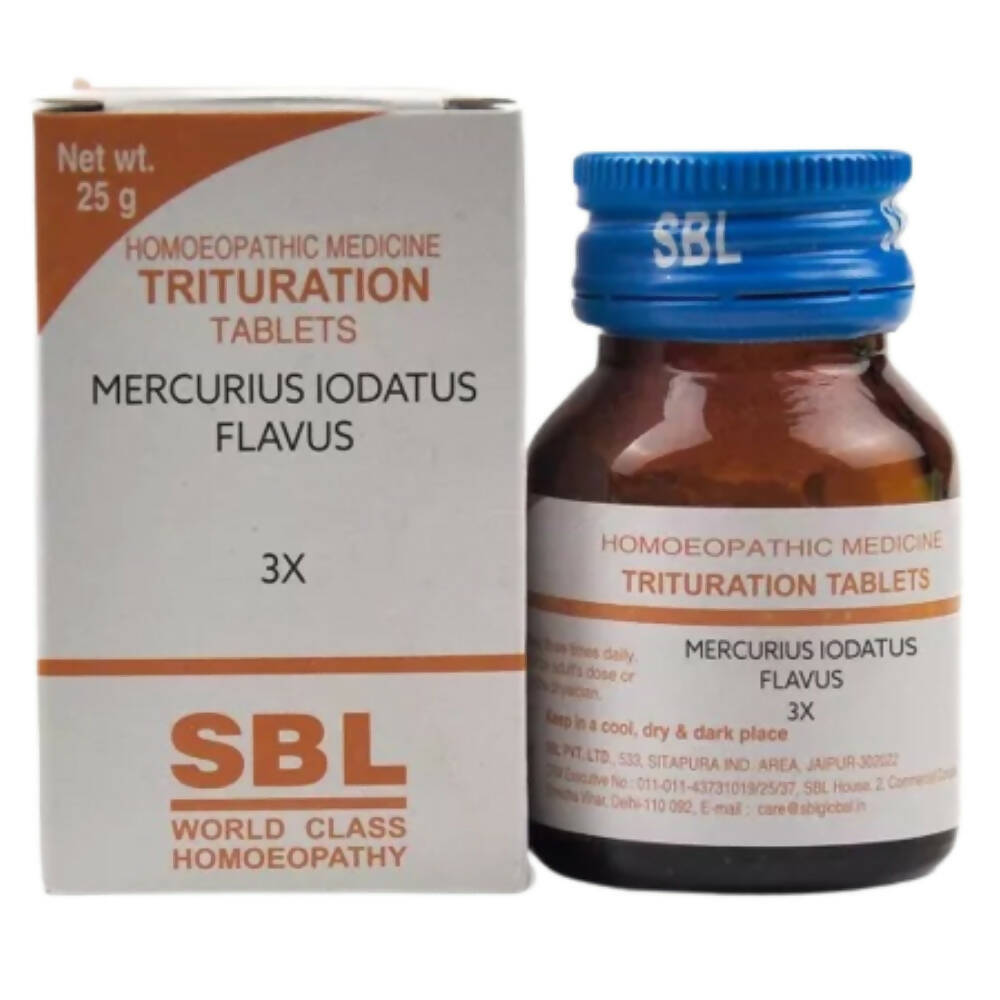 SBL Homeopathy Mercurius Iodatus Flavus Trituration Tablets - Distacart::34806260334751