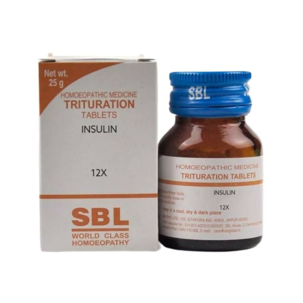 SBL Homeopathy Insulin Trituration Tablets - Distacart::39431456653471