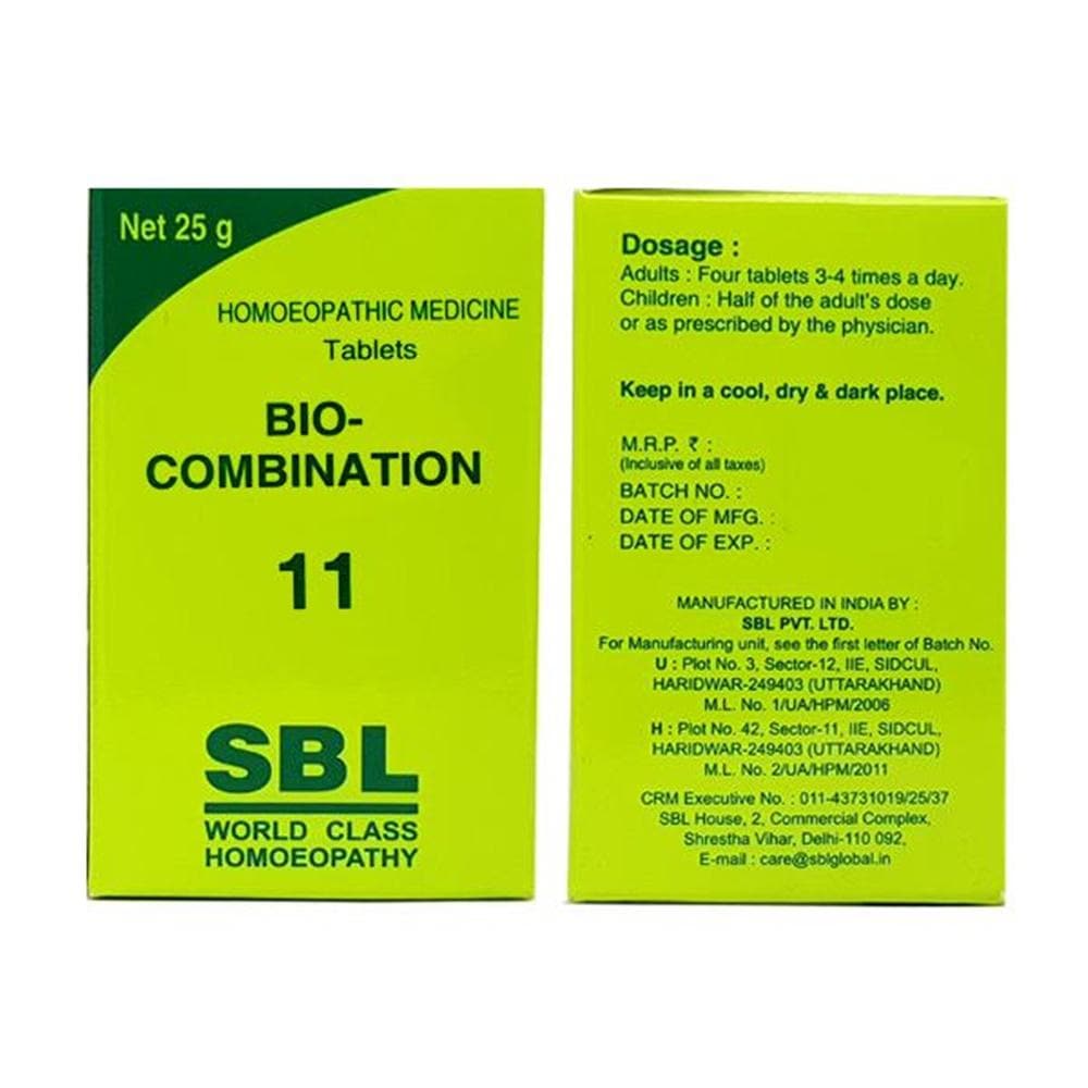 SBL Homeopathy Bio-Combination 11 Tablet::19713442250911