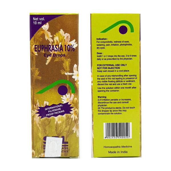 SBL Homeopathy Euphrasia 10% Eye Drops 10ml::29338279182495