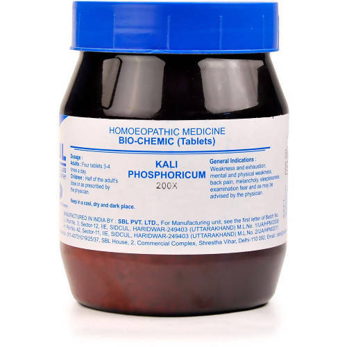 SBL Homeopathy Kali Phosphoricum Biochemic Tablets::31746379841695