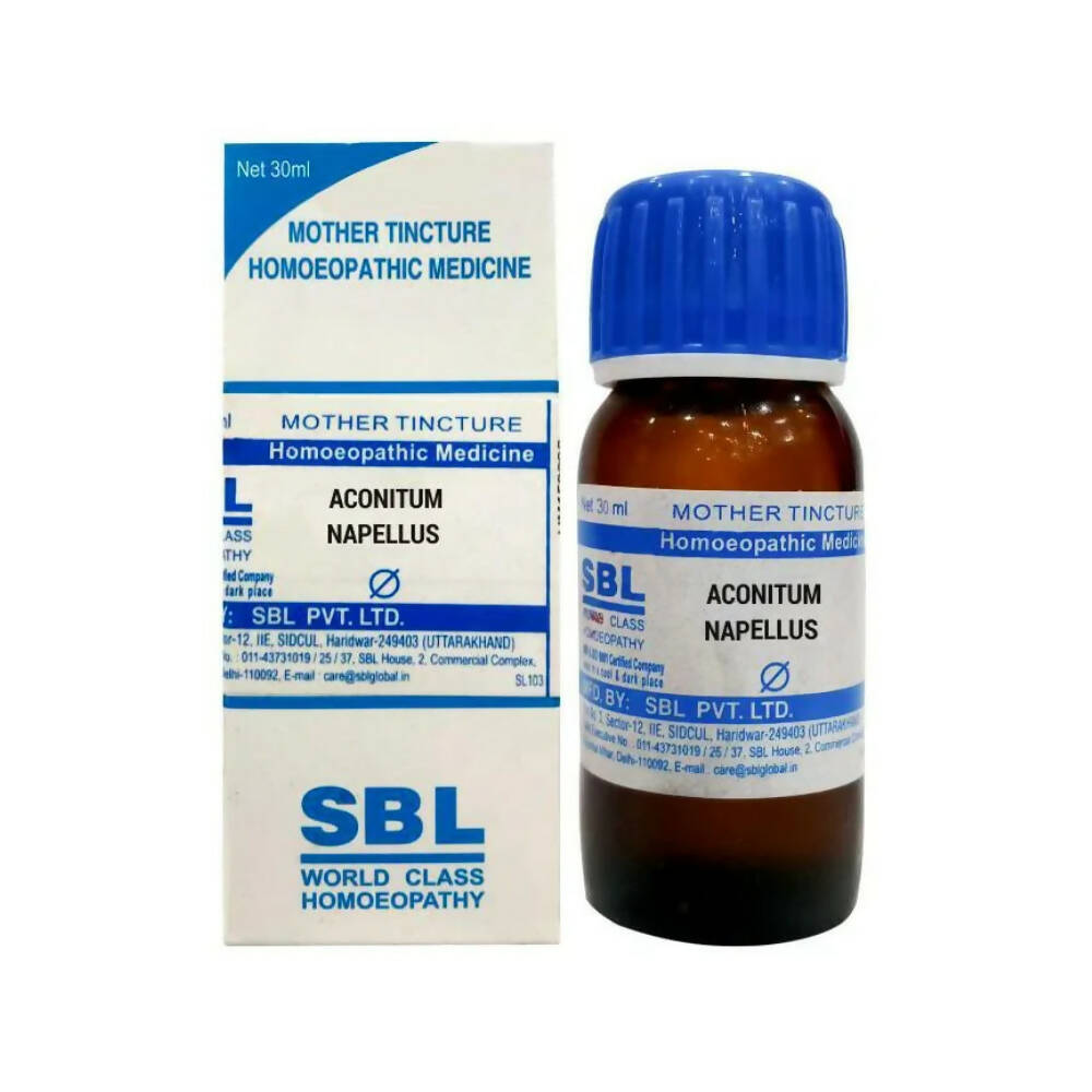 SBL Homeopathy Aconitum Napellus Mother Tincture Q - Distacart::34868717682847